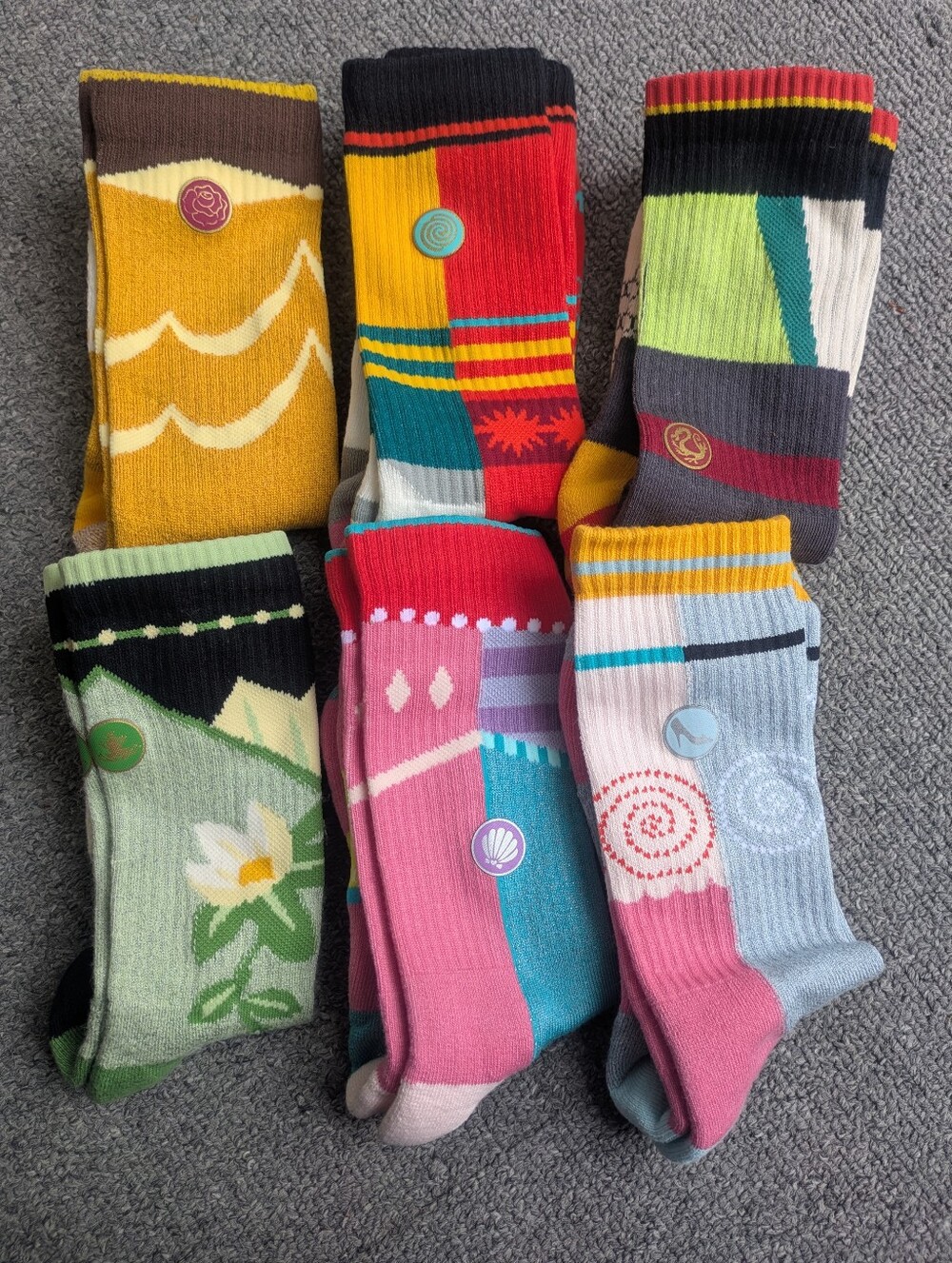 Bombas Disney Princess Socks Set of 6